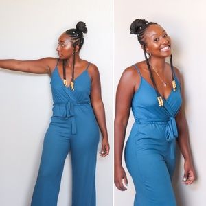 Madeline Romper -Teal